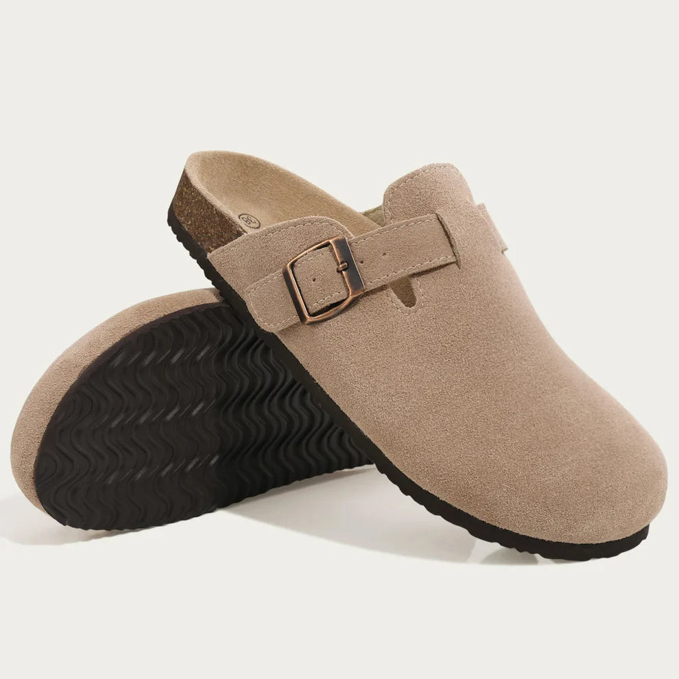Sandales mules fermées style Birk