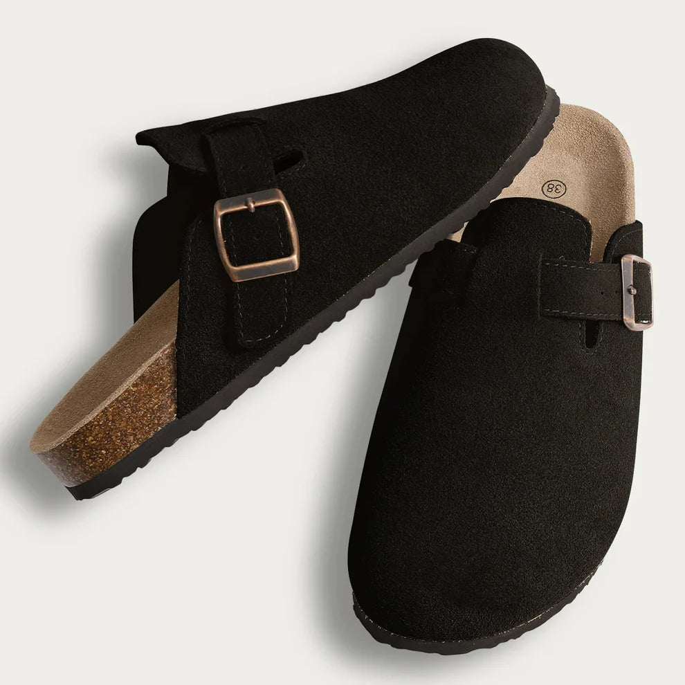 Sandales mules fermées style Birk