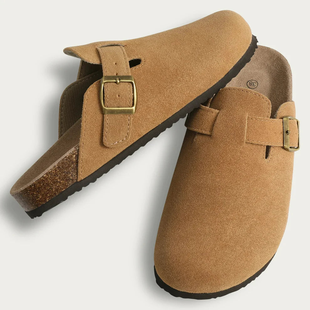 Sandales mules fermées style Birk