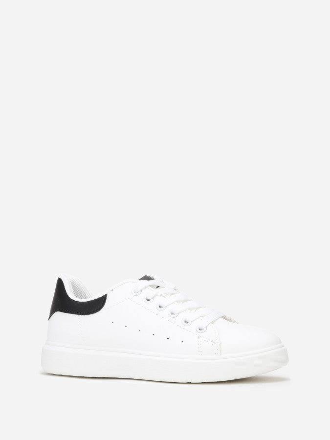 Baskets basiques - Blanc / Noir