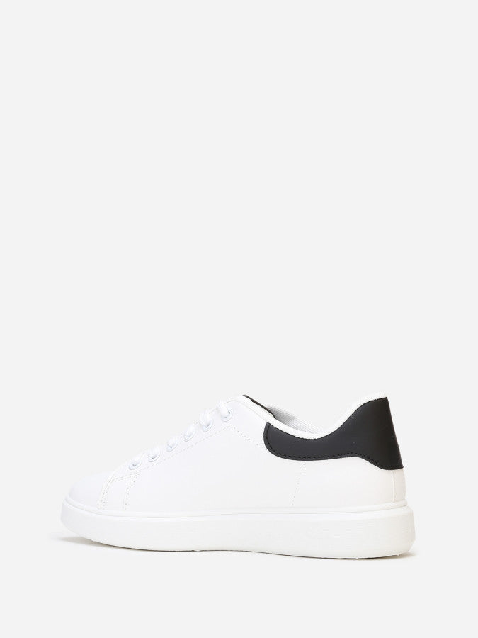 Baskets basiques - Blanc / Noir