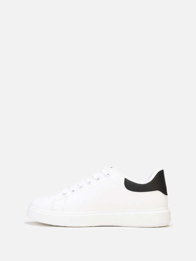 Baskets basiques - Blanc / Noir