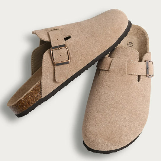 Sandales mules fermées style Birk