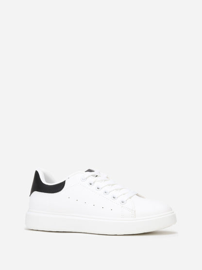 Baskets basiques - Blanc / Noir