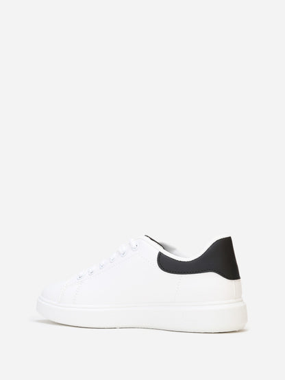 Baskets basiques - Blanc / Noir